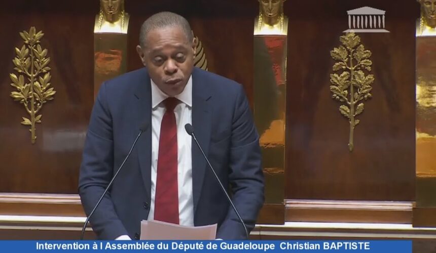 Christian Baptiste, rapporteur spécial du budget Outre-mer à l'Assemblée nationale le 7 novembre
