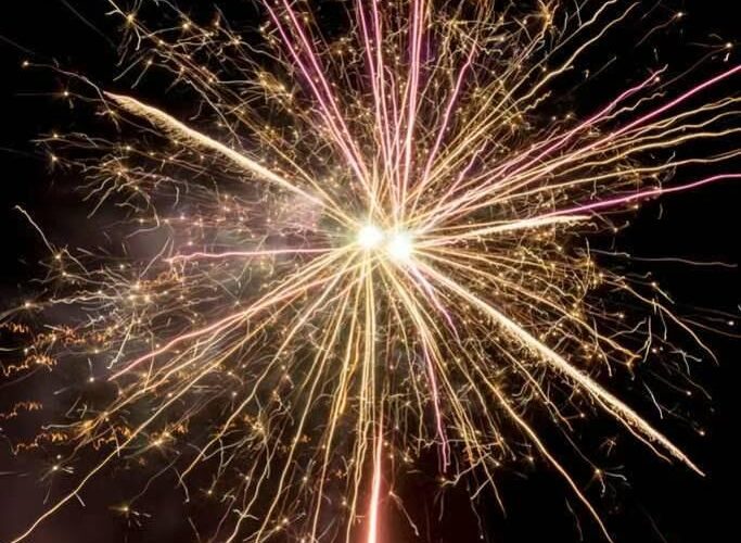 Ciel de Guadeloupe, Baie-Mahault nuit du 1 janvier 2024