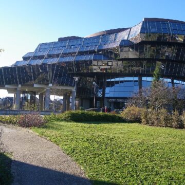 Vue de face du tribunal judiciaire à Rennes (Ille-et-Vilaine)