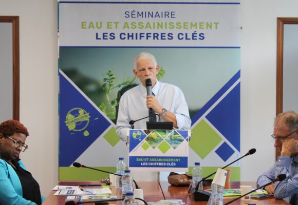 Séminaire des Chiffres clés de l’eau et de l’assainissement de la Guadeloupe le 9 février 2024 par l’Office de l’eau, à Basse-Terre. Photo : FB Office de l'Eau Guadeloupe