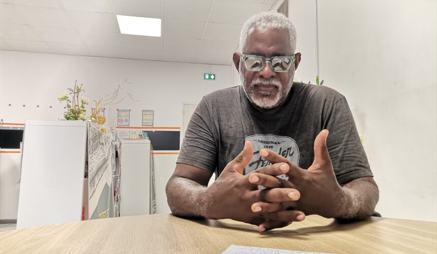 Antoine Tacite, cadre retraité d'EDF archipel Guadeloupe et ancien responsable de l'association Force Ouvrière Consommateur. Photo : Le Courrier de Guadeloupe