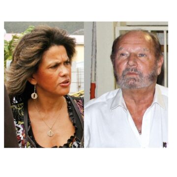 Les deux anciens directeurs de la société d’économie mixte d’aménagement (Semsamar), Jean-Paul Fisher et Marie-Paule Bélénus Romana. Photo : DR