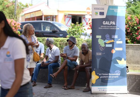 Lancement officiel du GALPA de la Riviera du Levant, le 25 juillet au port de pêche de Saint-François. Photo: La Riviera du Levant