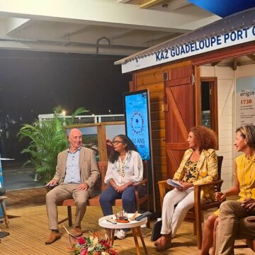 Ce vendredi 26 septembre, lancement de Ti-Kozé, l’émission vidéo du Port autonome de Guadeloupe consacrée à l'histoire et aux enjeux stratégiques de la plateforme portuaire, diffusée dans le cadre des 50 ans de l’institution. Photo : Port autonome de Guaeloupe
