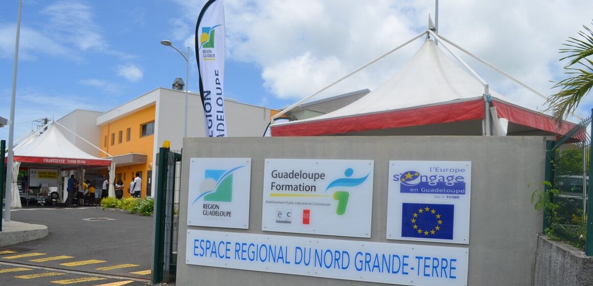 Antenne du nord Grande-Terre de Guadeloupe formation, établissement régional en charge de la formation professionnelle. Photo : DR