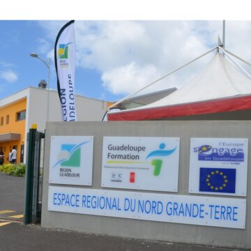 Antenne du nord Grande-Terre de Guadeloupe formation, établissement régional en charge de la formation professionnelle. Photo : DR