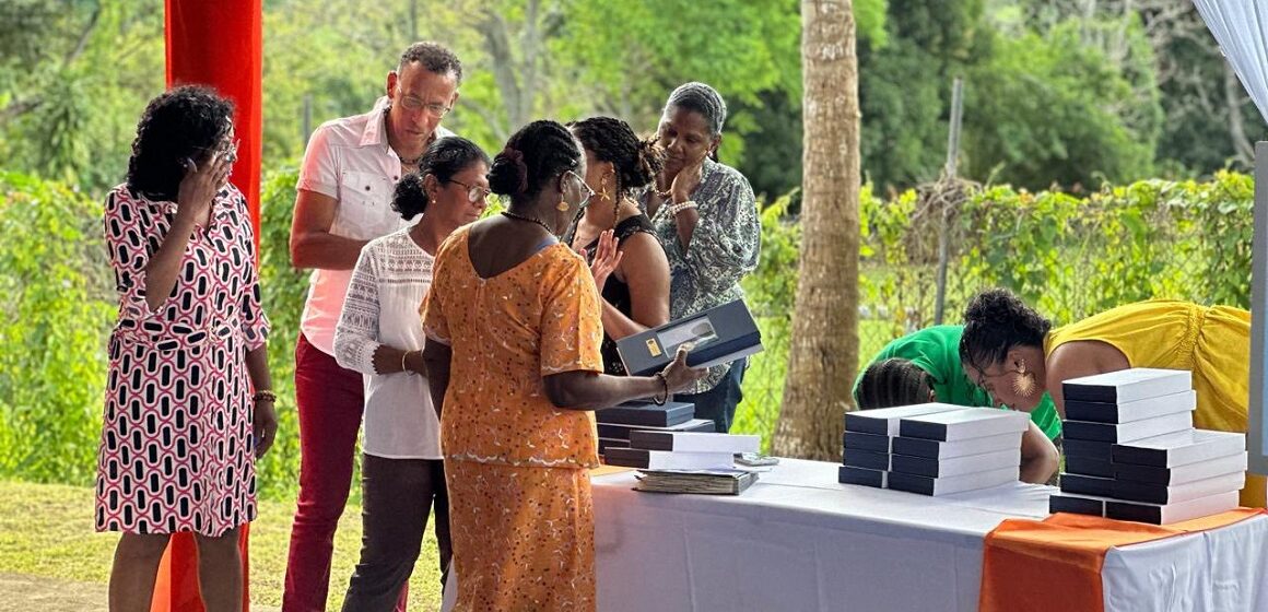 Cérémonie de remise de médailles aux agents de Capesterre-Belle-Eau, le 28 janvier 2026. Photo : Ville de Capesterre-Belle-Eau